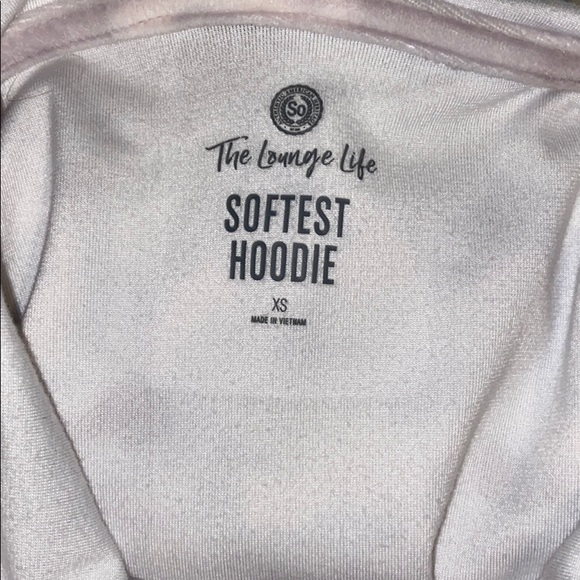 SUPER soft long sleeved crop top hoodie - Picture 5 of 5